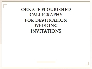 Journey to Love in Flourished Calligraphy
